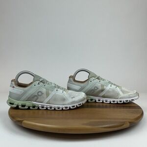 Womens On Cloudflow Green‎ Athletic Running Gym Road Sneakers Shoes Size 8.5 M